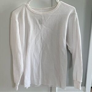 Amazon Essentials White Long Sleeve Tee